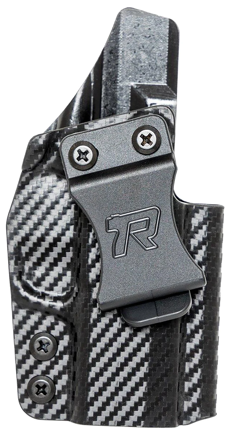 Rounded Gear SFAHELLCATCFRHVAR Kydex IWB Black Kydex Fits Springfield Hellcat Belt Clip Right Hand