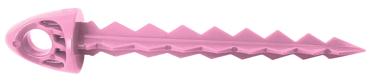 Targettack Llc Targettack Pink Polycarbonate Plastic 3" For Paper/Vinyl Targets 12 Pack