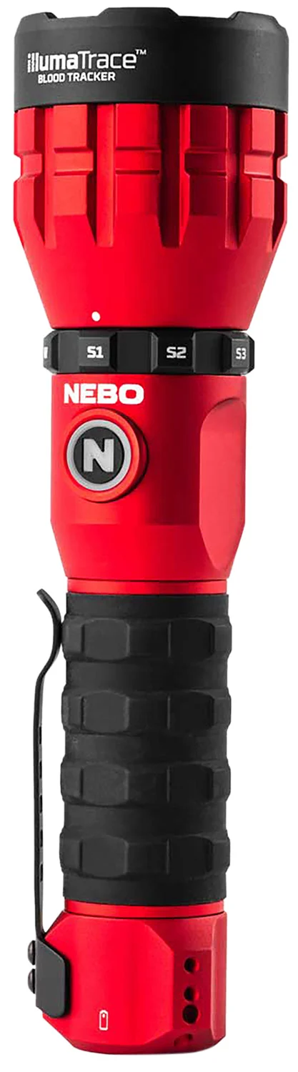 NEBO NEBFLT1036 Illumatrace Blood Tracker Flashlight Red 150/170 Lumens White LED