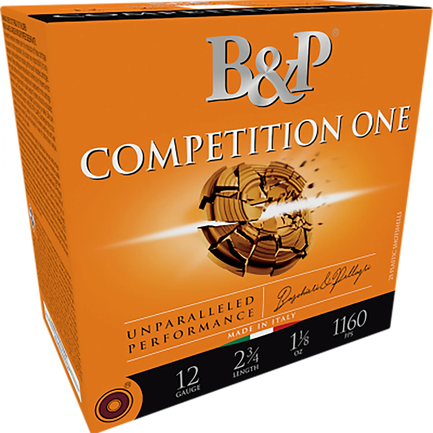 B&p Ammunition 12B32CP7 Competition One 12Gauge 2.75" 1 1/8oz 7.5Shot 25 Per Box/10 Case