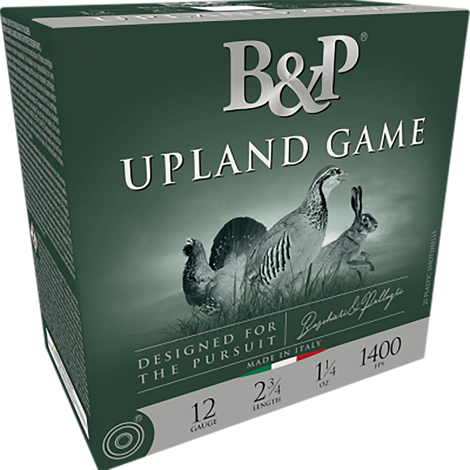 B&p Ammunition 12B14UP5 Upland Game 12Gauge 2.75" 1 1/4oz 5Shot 25 Per Box/10 Case