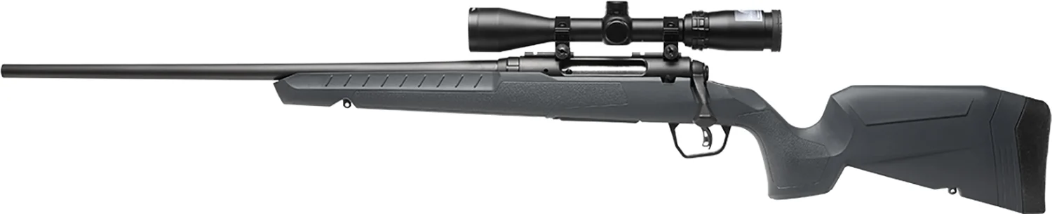 Savage Arms 32211 Axis 2 XP Combo 400 Legend 4+1 22" Black Sporter Barrel, Black Drilled & Tapped Steel Receiver, Fixed Gray Synthetic Stock, Left Hand, Boresighted 3-9x40