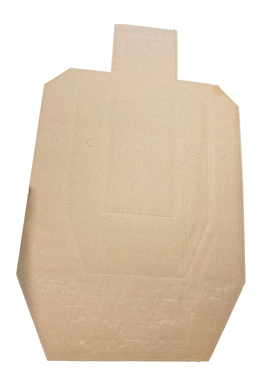Action Target IPSC-CB IPSC/USPSA Targets Hanging Cardboard 18" x 30" 100Ct
