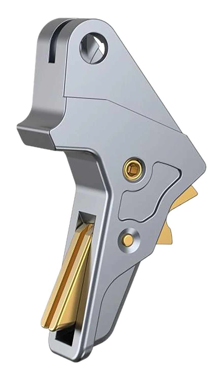 Tyrant CNC TDMPTRIGFSCGREY/GOLD Gray Fits S&W M&P Full-Size & Compact