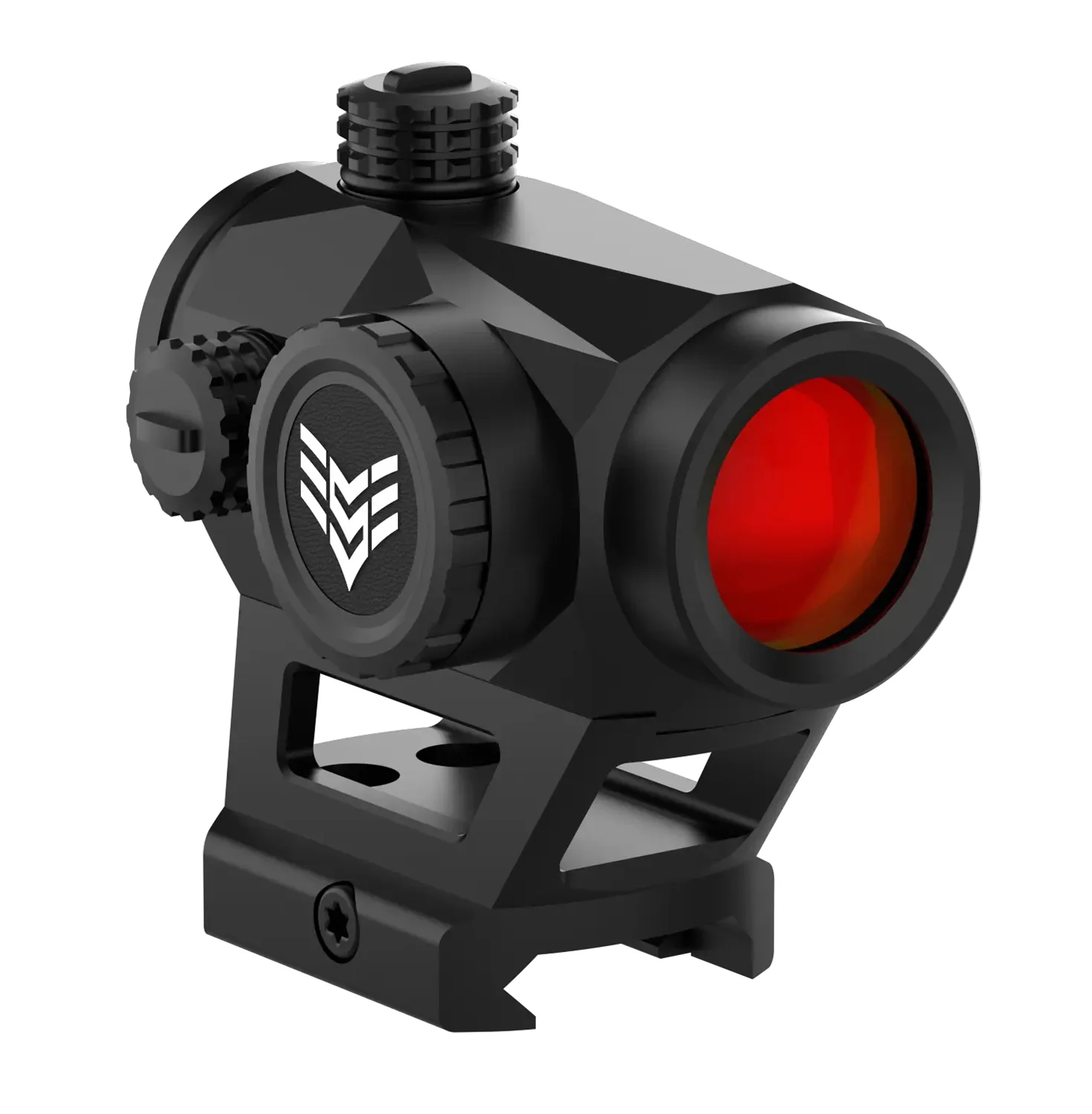 Swampfox Optics RDLR1222MR Liberator II Black 1x 22mm 2 MOA Multi-Reticle Red Reticle