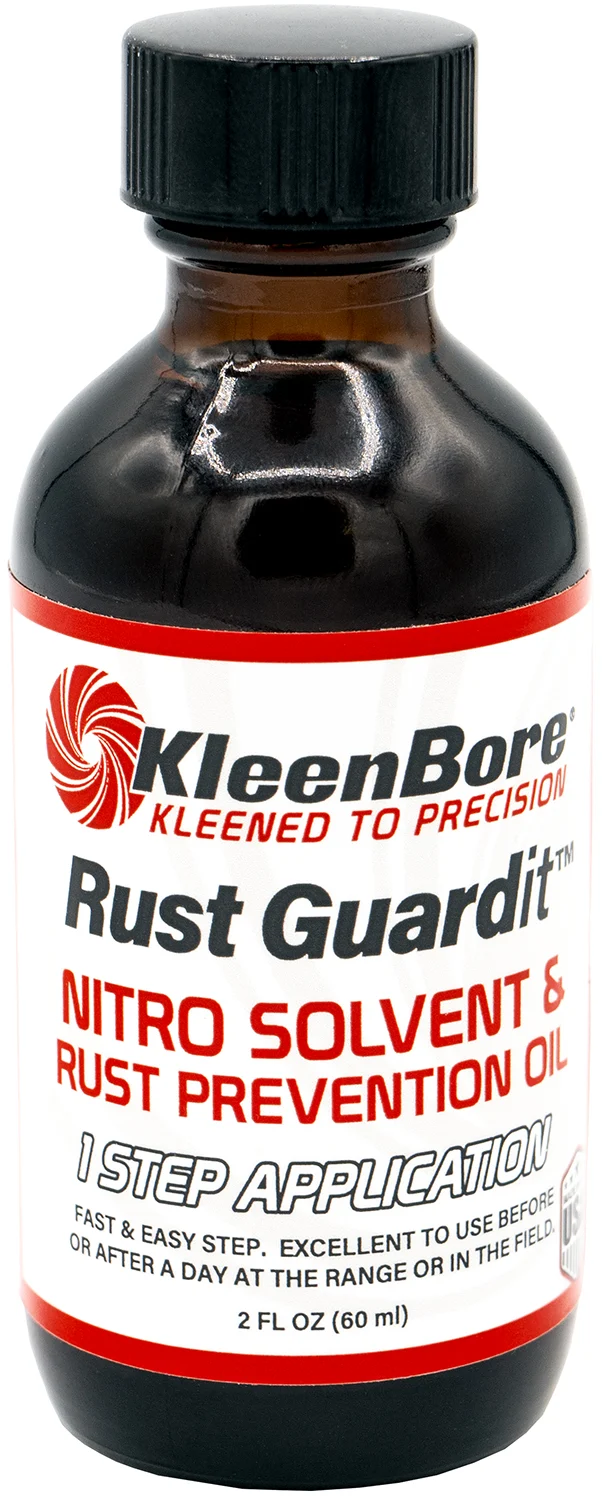 KleenBore RG2BCASE Rust Guardit Nitro Solvent & Rust Prevention Oil Refill Bottle 2oz/12 per case
