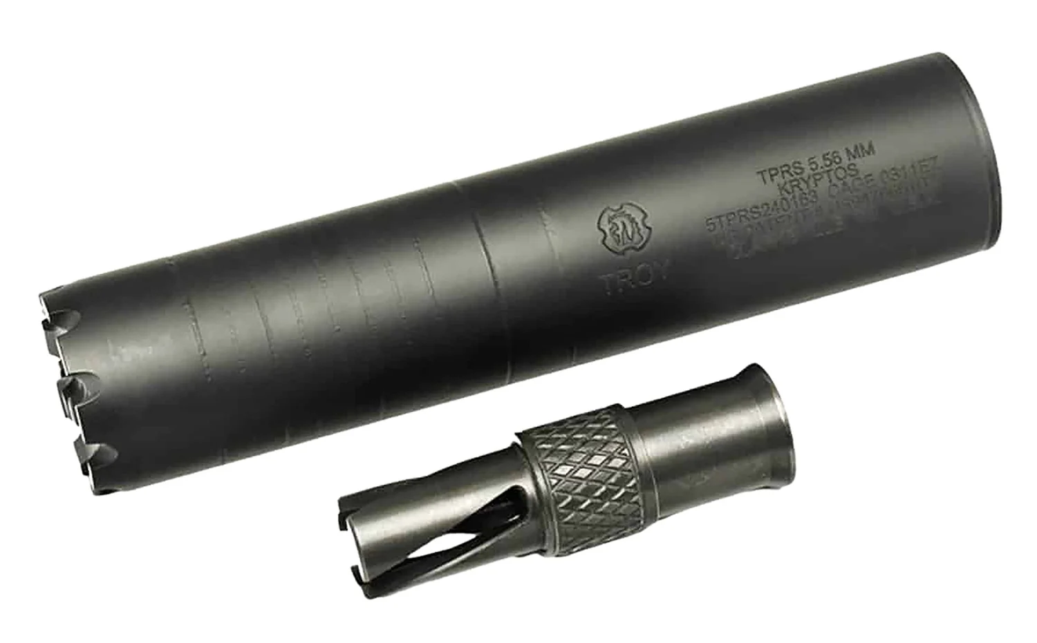 Troy Ind SSIL556KRKTBT Kryptos 5.56 1.65" Black Stainless Steel