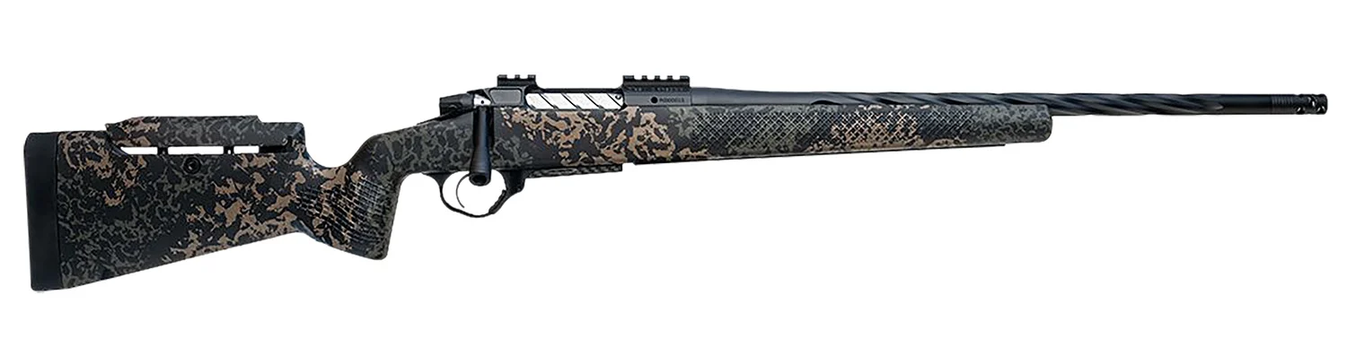 Seekins Precision 0011710225-F Havak PH3 6.5 Creedmoor 24" Black Fluted Threaded Barrel, Black Picatinny Rail Steel Receiver, Adj Cheek Riser Woodland Shadow Synthetic Stock