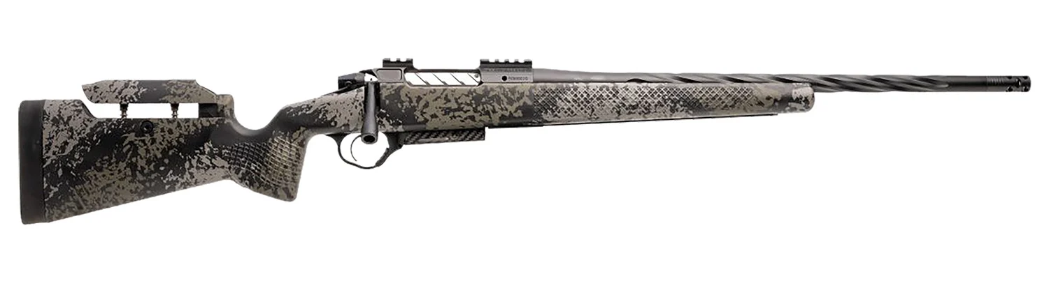 Seekins Precision 0011710233-F Havak PH3 6.5 PRC 20" Black Fluted Threaded Barrel, Black Picatinny Rail Steel Receiver, Adj Cheek Riser Mountain Shadow Synthetic Stock