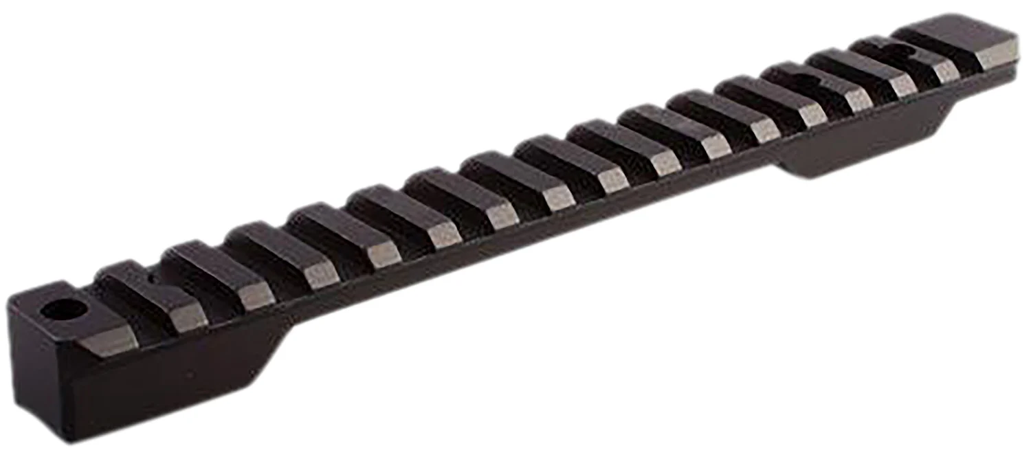 Talley PL0258763 Picatinny Rail Black Hardcoat Anodized Aluminum Fierce Edge/Fury Long Action 0 MOA