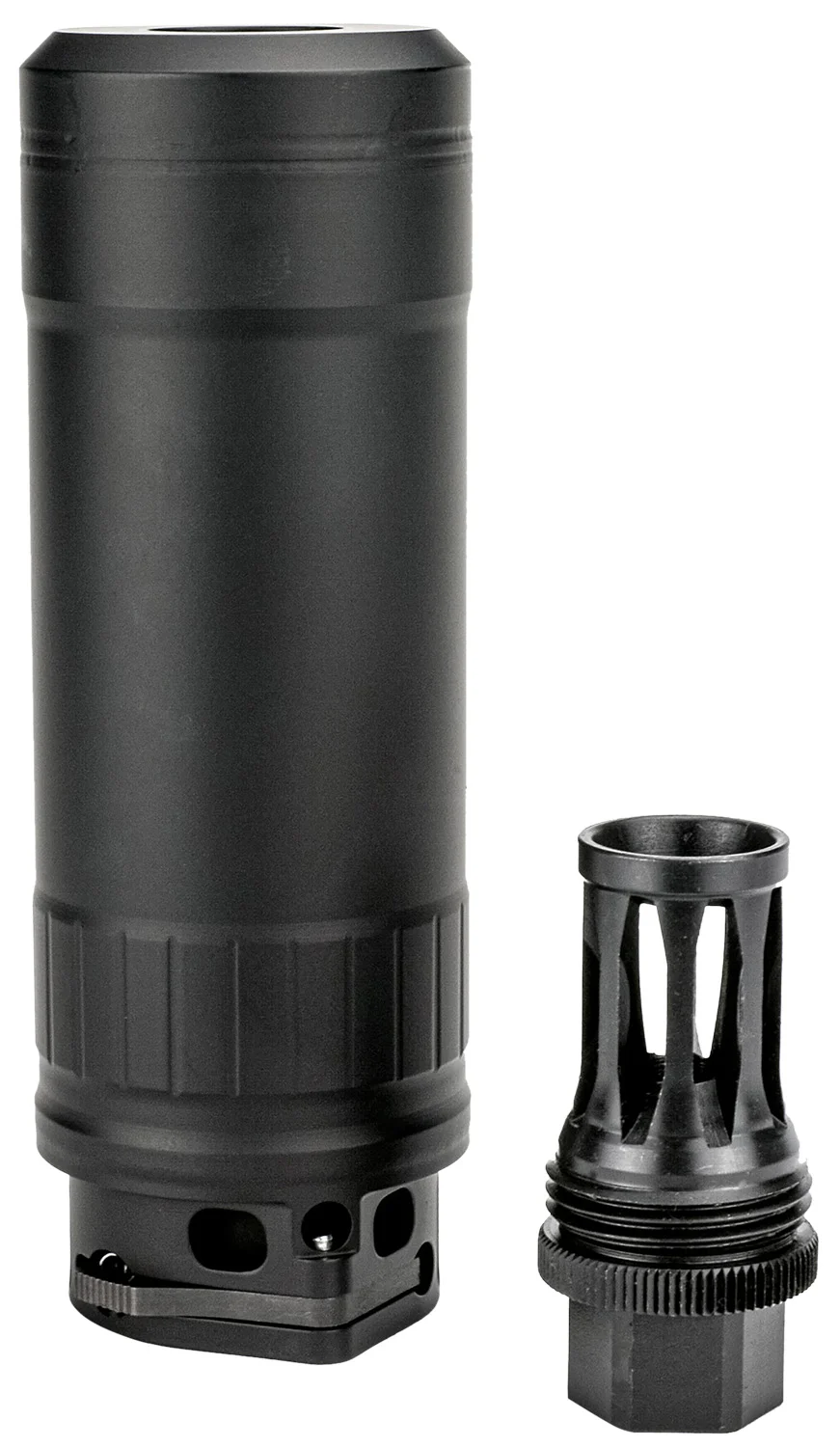 Kgm Suppressors RS-R556A1-QD-BLK R556A1 6mm/5.56 NATO Black Nickel Alloy/Stainless Steel 1/2"x28
