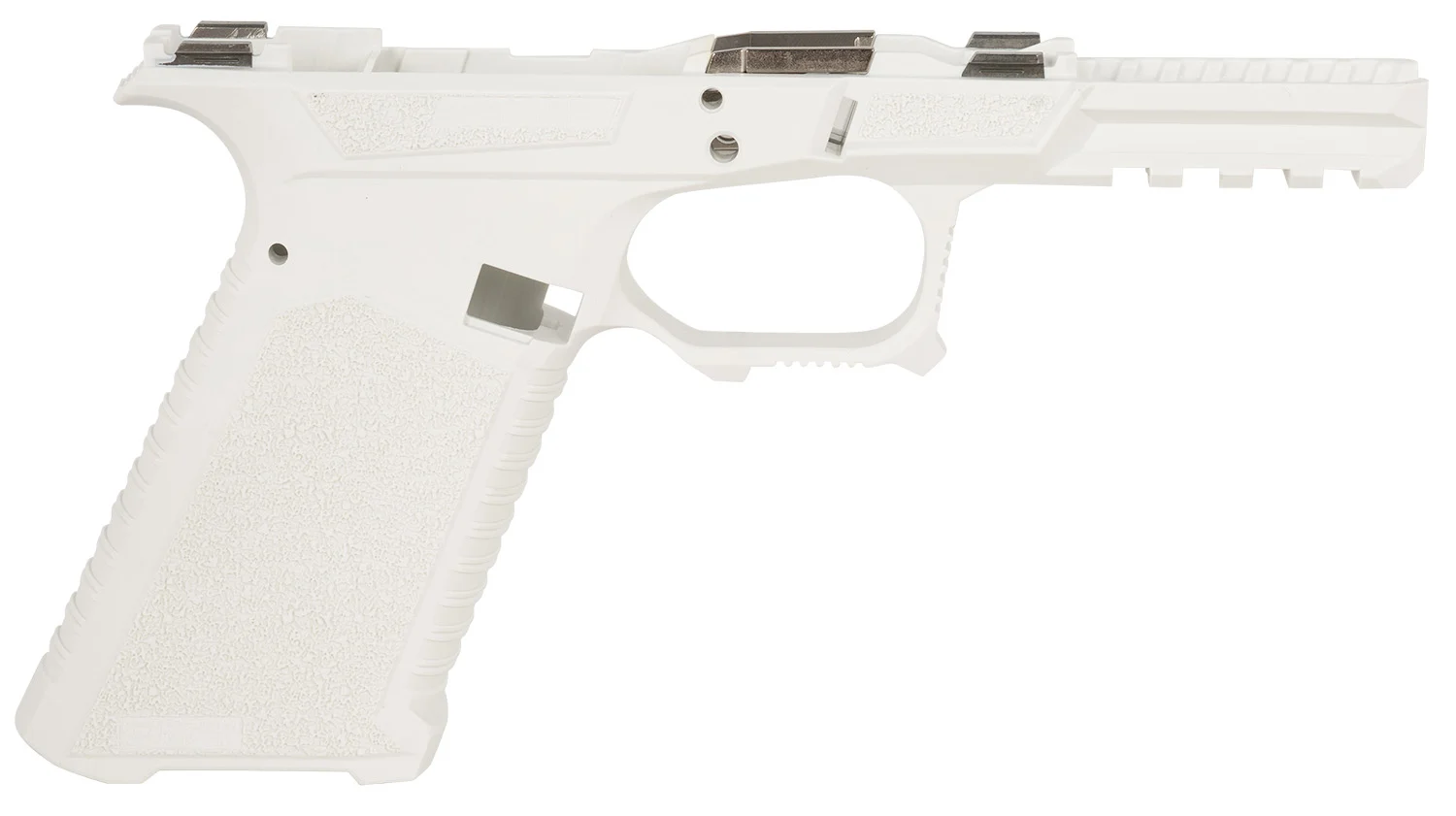 Sct Manufacturing 0225010100IF Full Frame White 9mm Luger Polymer Frame