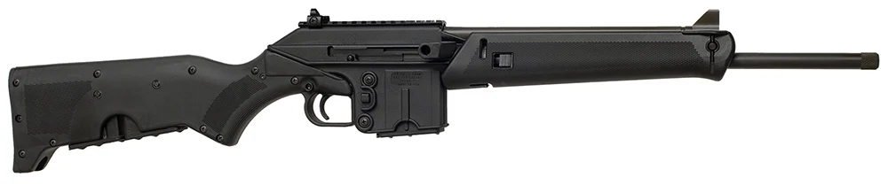 Kel-Tec SU16CABLK SU-16 *CA Compliant 5.56x45mm NATO Caliber with 16" Barrel, 10+1 Capacity, Black Metal Finish, Black Fixed Storage Compartment Stock Right Hand
