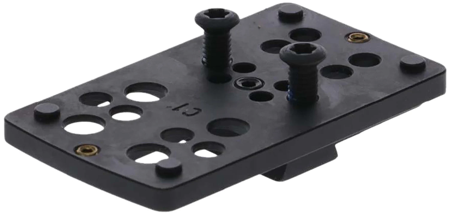 TruGlo TGTG8950C2 Pistol Red Dot Sight Mount Black Nitride Fortress Steel Trijicon RMR Mount