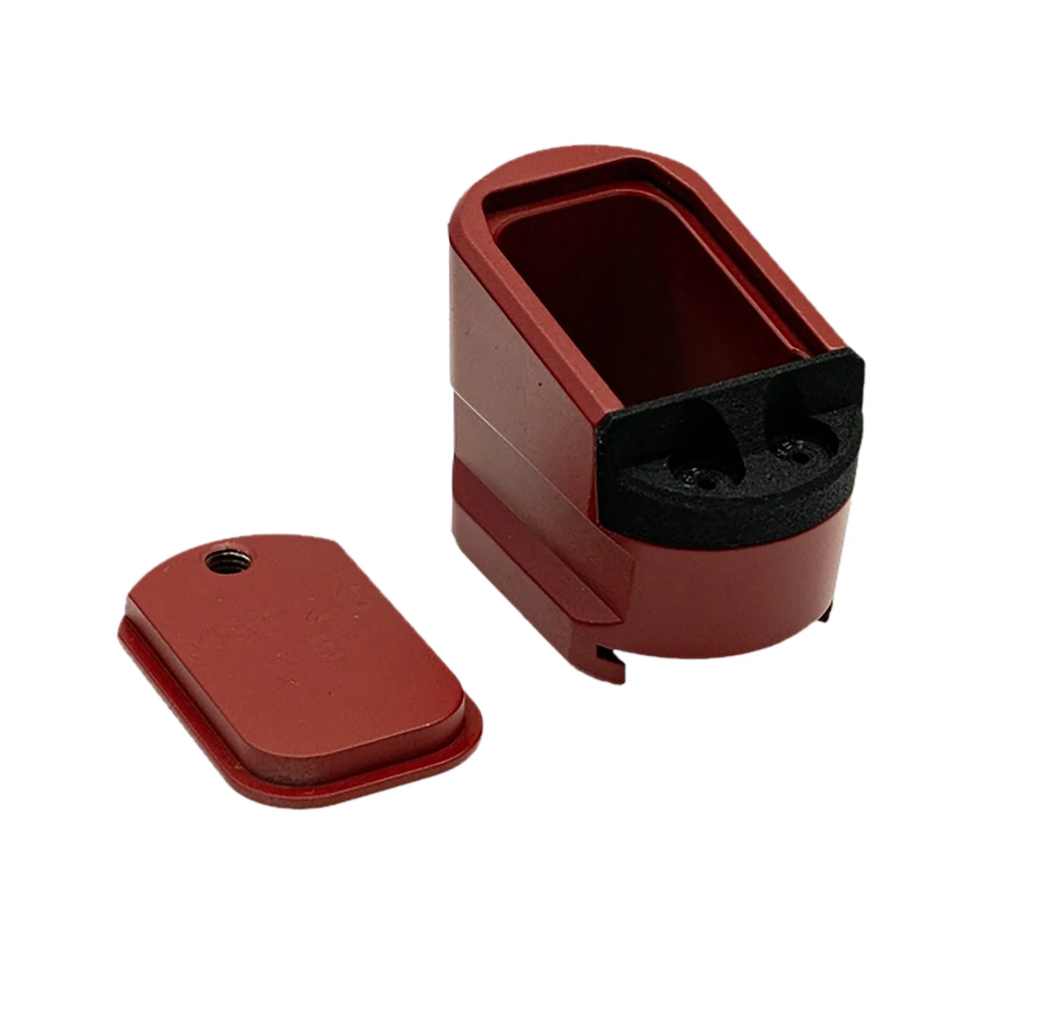 Shield Arms MPME5RED Magazine Extension 5rd Compatible w/ Shield Arms M&P 2.0 Red Anodized Aluminum