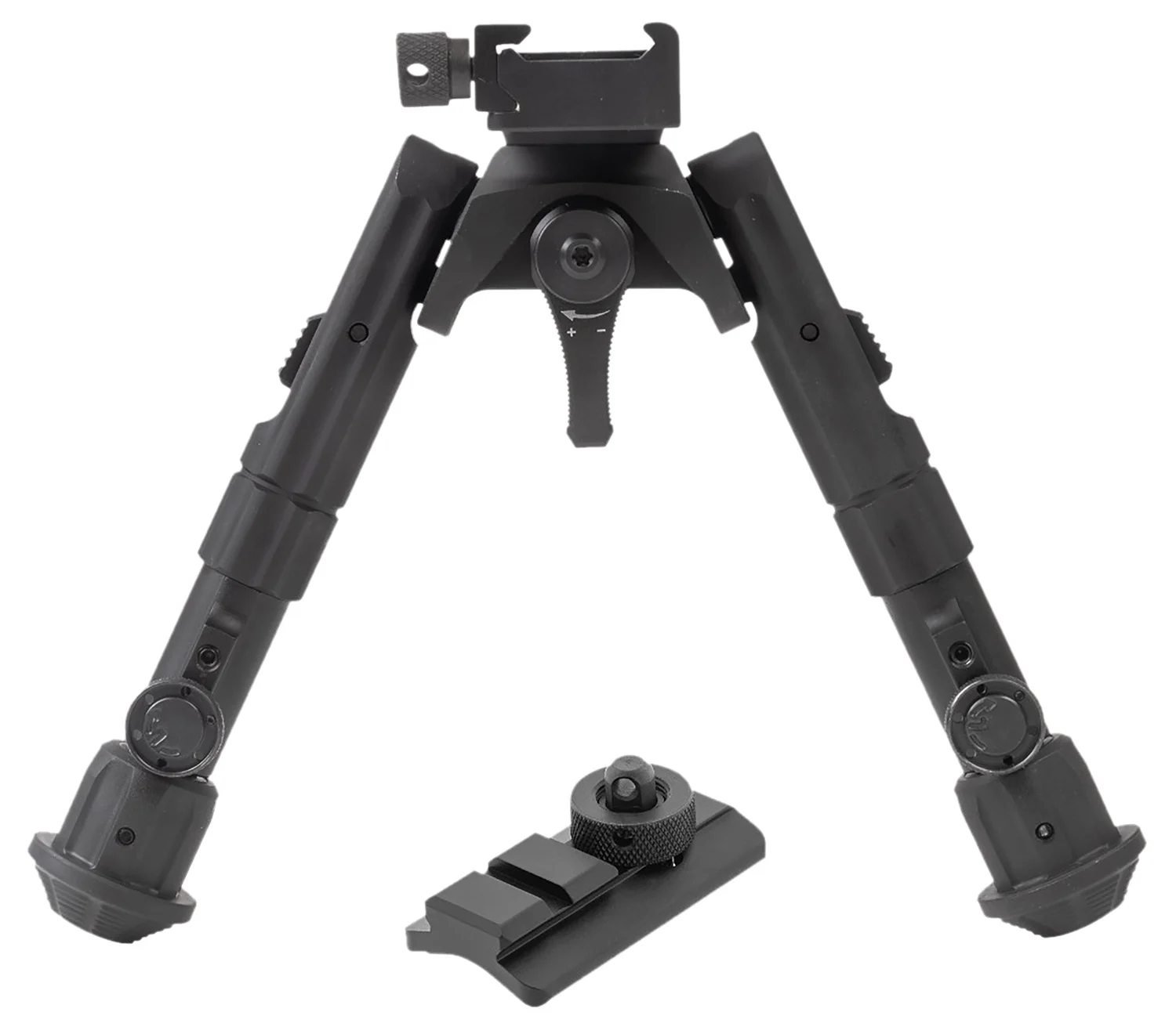 Leapers TLBP02B Recon 360 Matte Black Anodized 5.60-7.20" Aluminum
