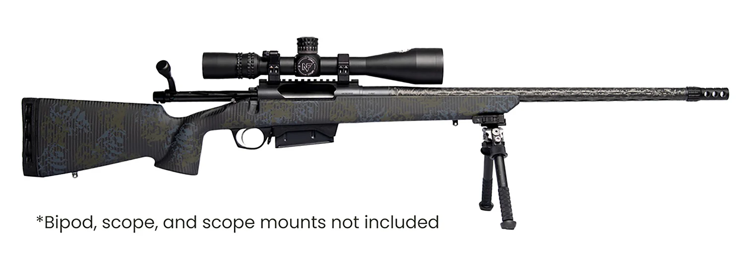 Horizon Firearms RF019C232216C20 Vandal Carbon II 300 PRC 22" Black Fluted Barrel, Black Drilled & Tapped Receiver, Black Iota EKO X Carbon Fiber Stock