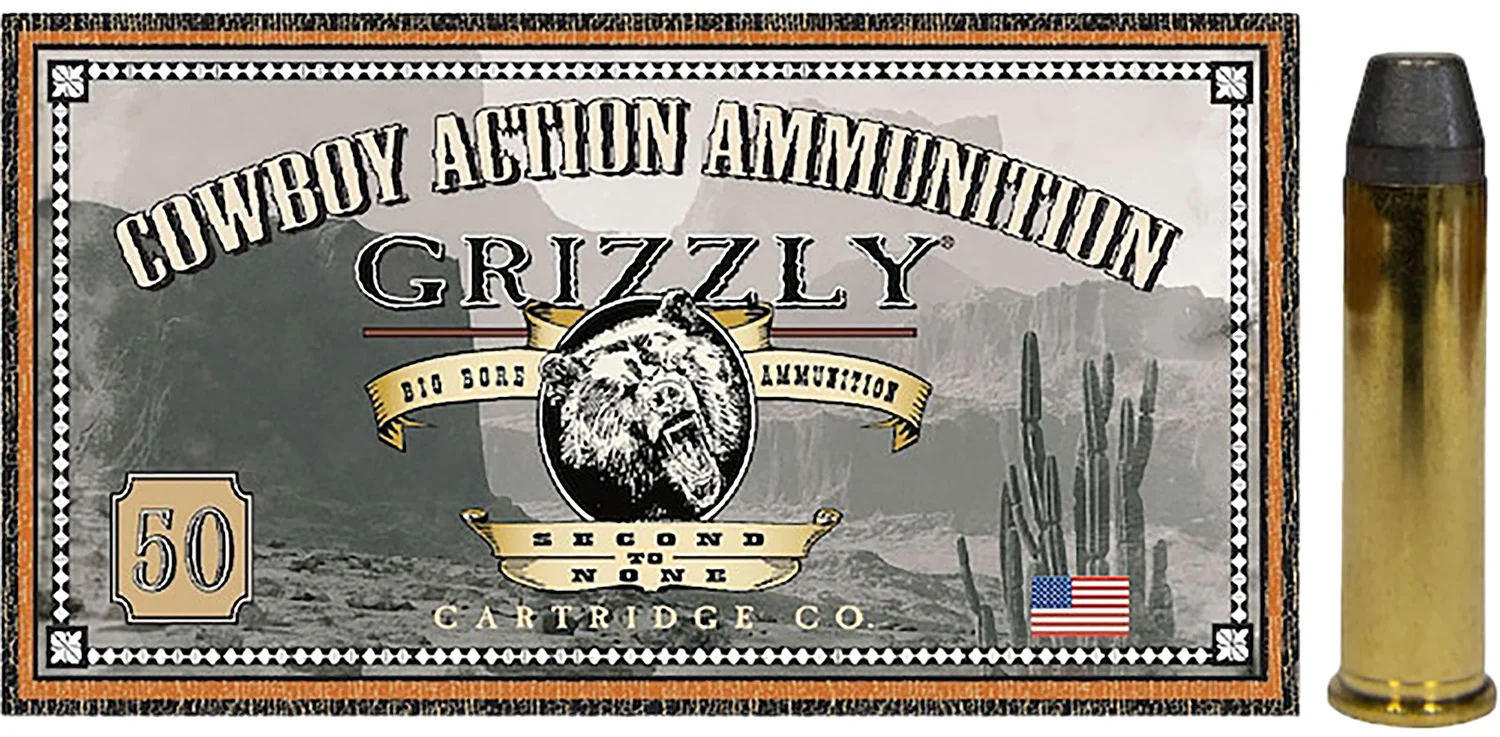 Grizzly Ammo GC357M8 357Mag 158gr Round Nose Flat Point 50 Per Box/10 Case