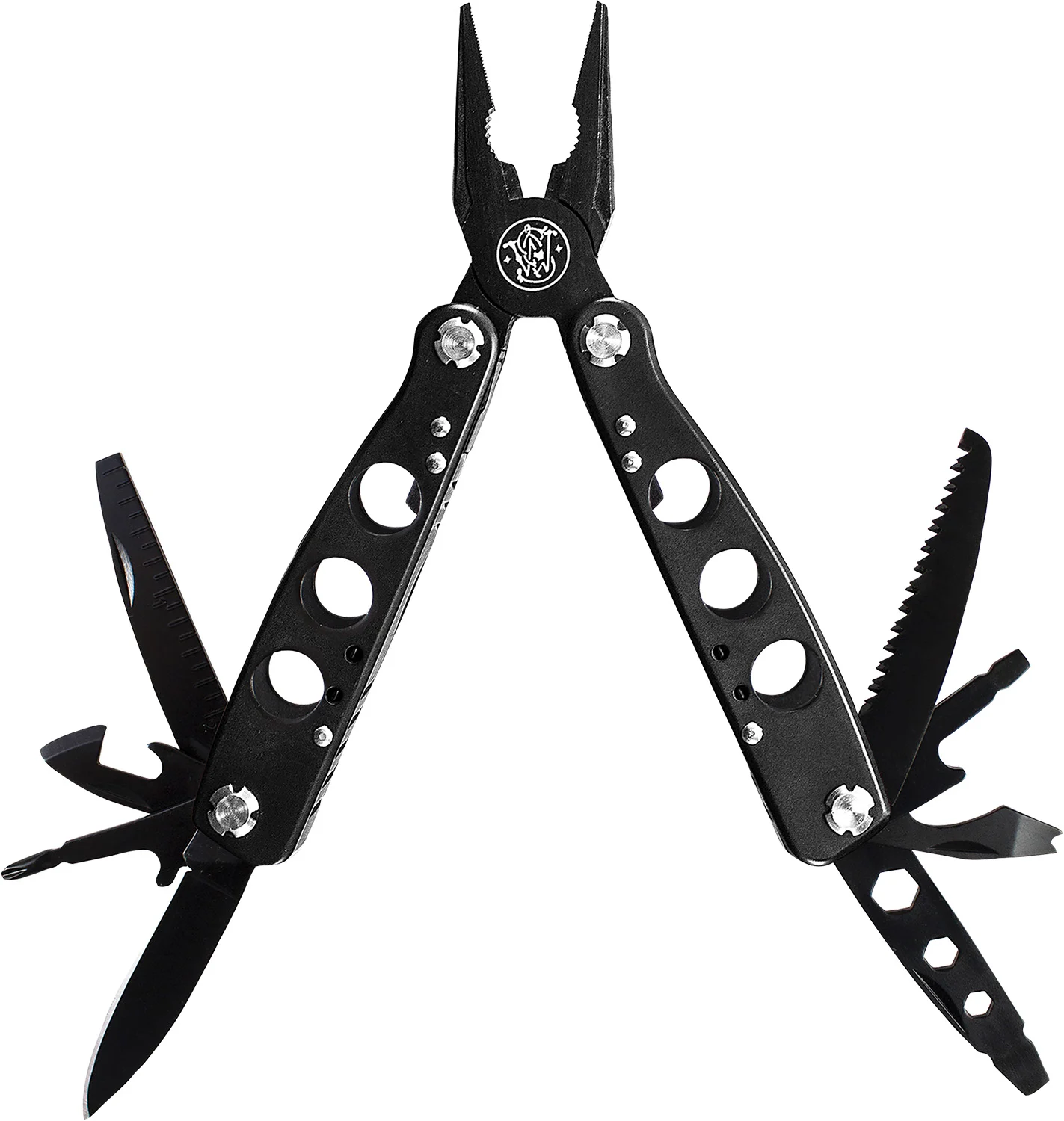Smith & Wesson Knives SWMT1CP Multi-Tool Black 6.50" Long Includes Case