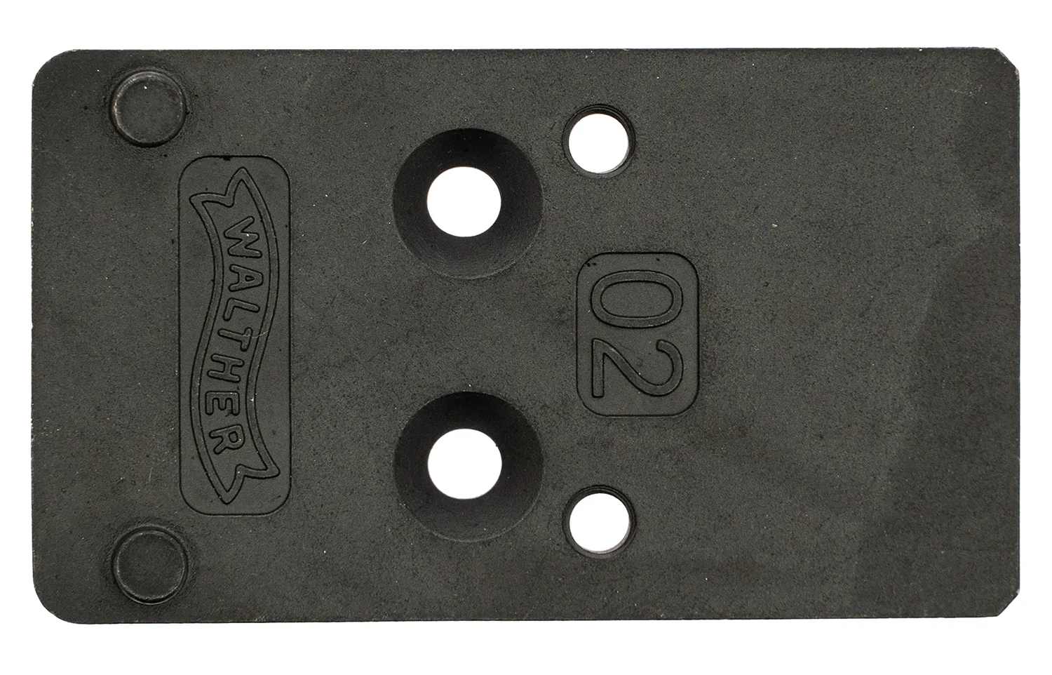 Walther Arms 5136209 Optic Plate Black Steel Fits Walther PDP 2.0