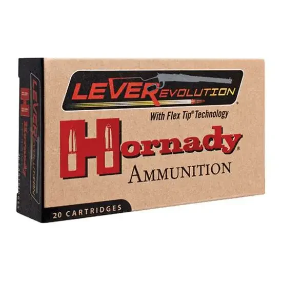 HORNADY LEVERREVOLUTION 338 MARLIN EXP 200G FTX 20RD BX 200RD CASE - Image 4