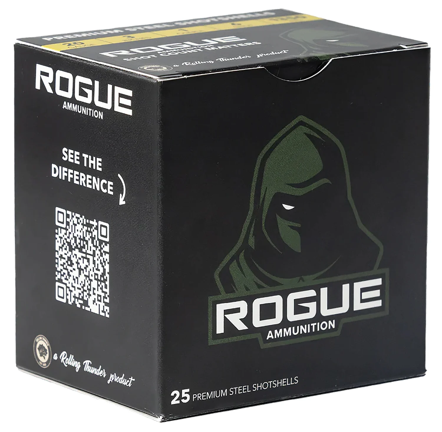 Rogue Ammunition RA-20-1-6S 20Gauge 3" 1oz 6Shot 25 Per Box/10 Case