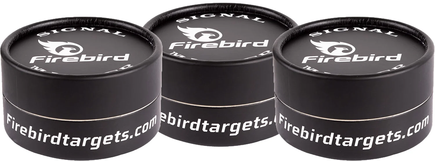 Firebird USA SMO Signal Marker Moving Trajectory/Static Orange Universal Firearm 65mm 3 Pack