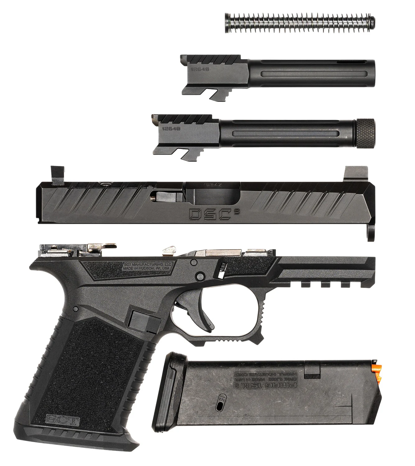 SCT 0230000000 DSC9 9MM 4" 15+1 BLK
