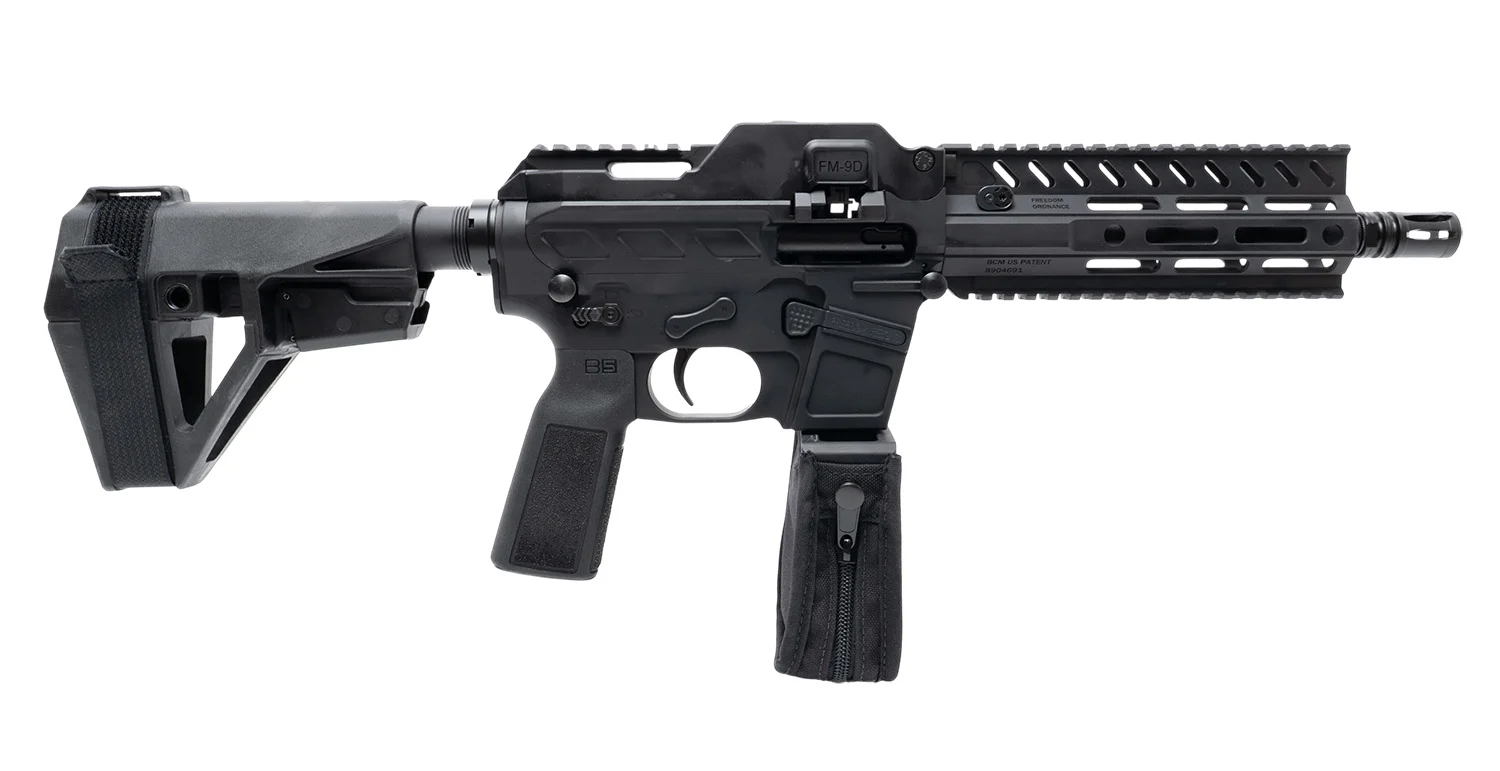 Freedom Ordance FM9D8-BLK FM9D 9mm Luger 33+1 8" Black Anodized Barrel, Black Anodized Receiver, Black Polymer Grip