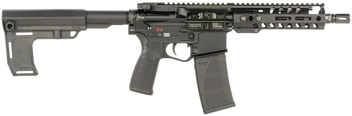 Patriot Ordnance Factory 2170 Renegade + 300 Blackout 30+1 8" Black Nitride Threaded Barrel, M-LOK Handguard, Black Anodized Aluminum Receiver w/Picatinny Rail