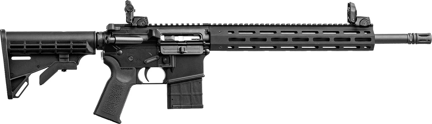 Tippmann Arms A101256 M4 Magnum Elite MSR 22 WMR 15+1 16" Black Parkerized Threaded Barrel, Matte Black Receiver w/Picatinny Rail Aluminum Receiver, M-LOK Handguard, Black Adj CAR15 Polymer Stock, Bla