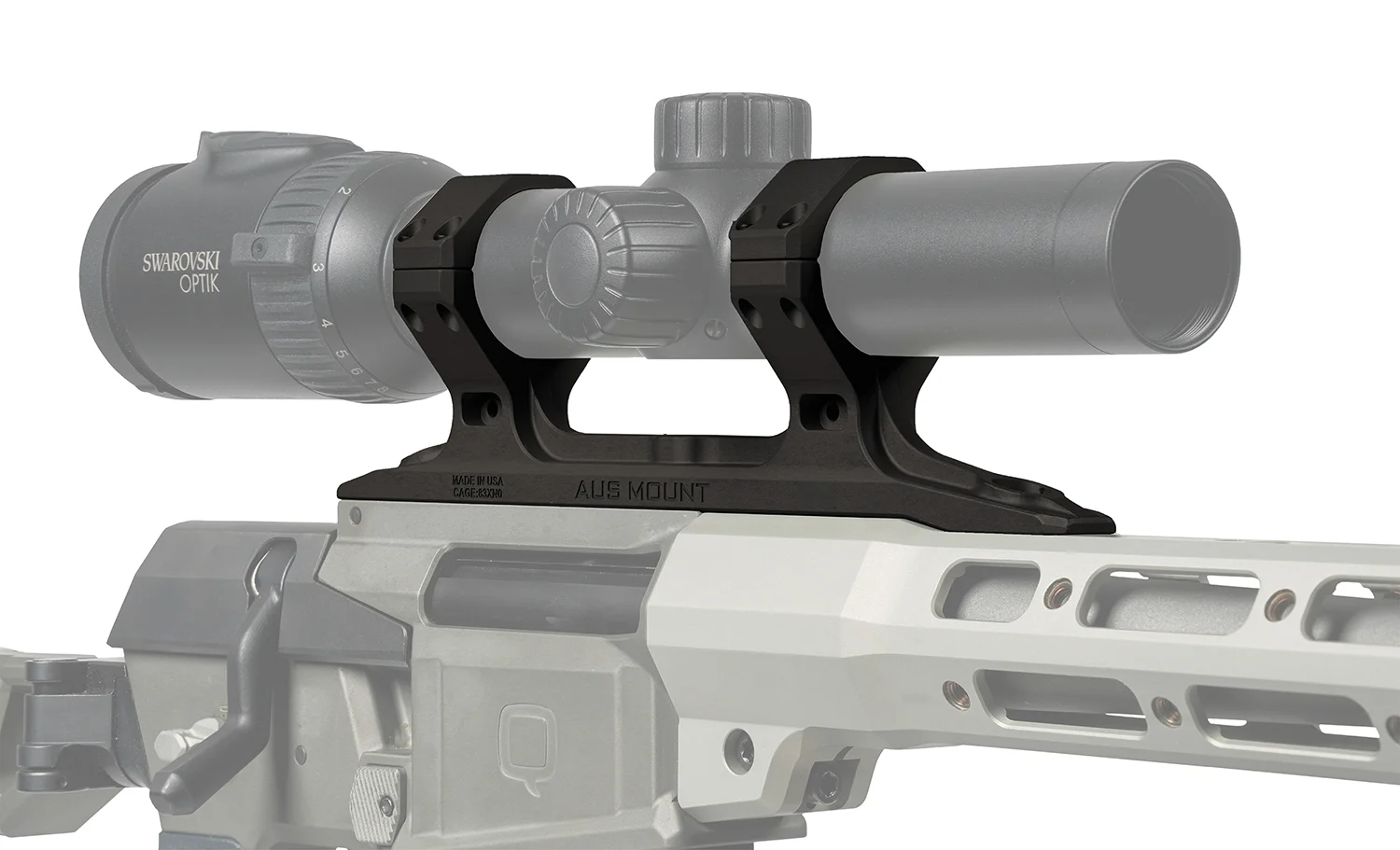 Q 100-360 AUS MOUNT 30MM DIA DIRECT MINI FIX BLK