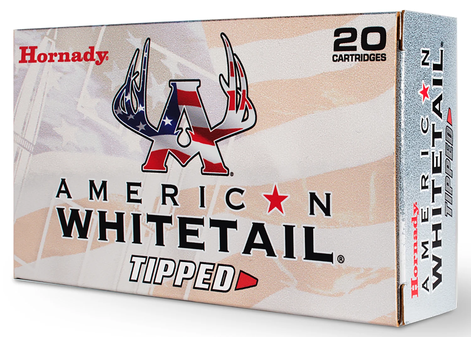 Hornady 82163 American Whitetail 300PRC 165gr 20 Per Box/10 Case