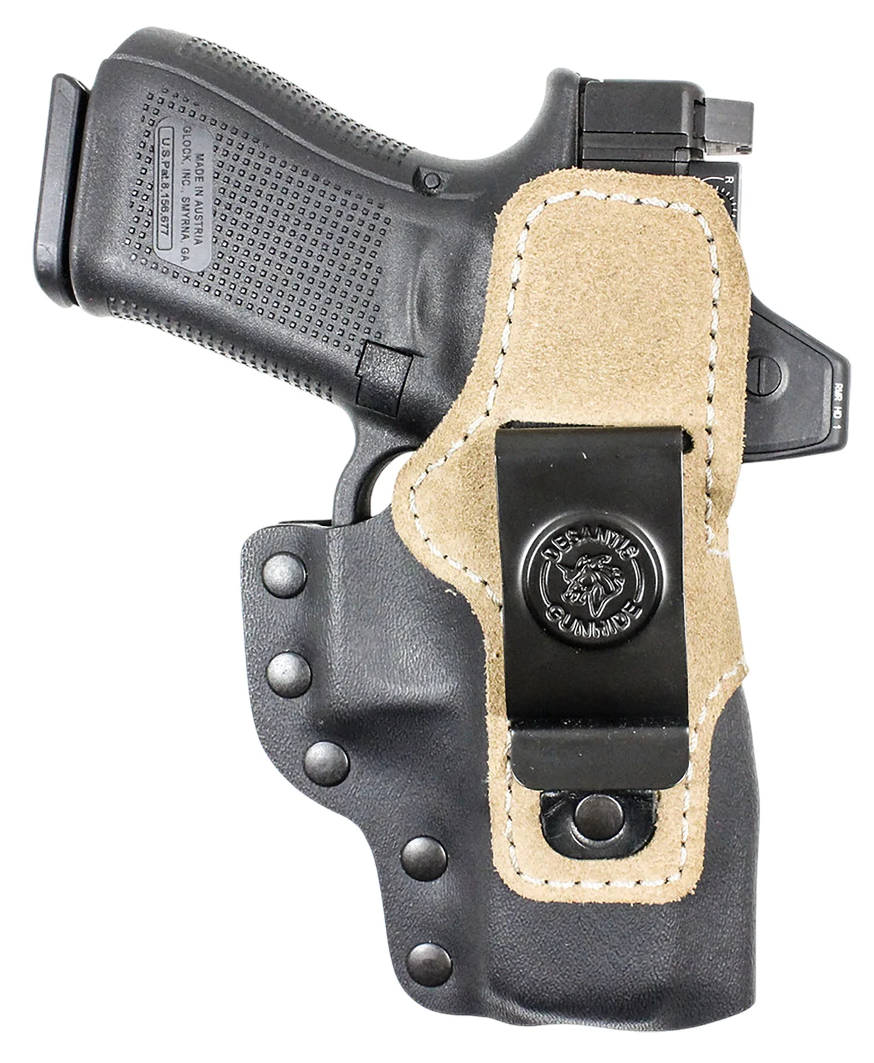 DeSantis Gunhide 230KJ9YZ0 Hyeye IWB Black Kydex Belt Mount Ambidextrous