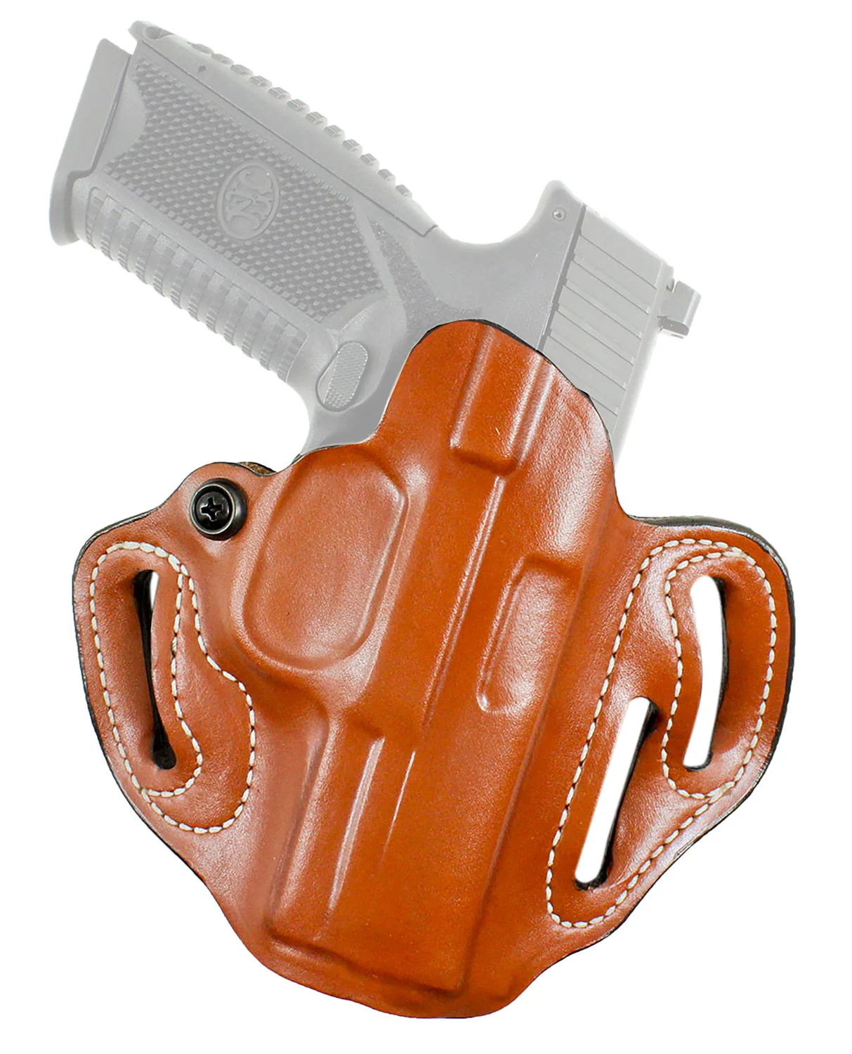 DeSantis Gunhide 002TAA09Z0 Speed Scabbard OWB Tan Leather Fits S&W Shield X Right Hand
