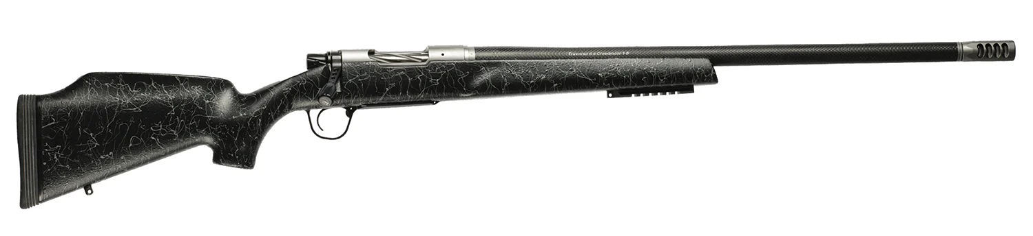 Christensen Arms 8011001302 Traverse 308 Win 4+1 16.25" Carbon Fiber Threaded Barrel, Stainless Steel Drilled & Tapped Receiver, Black w/Gray Webbing Monte Carlo w/Raised Comb Carbon Fiber Stock