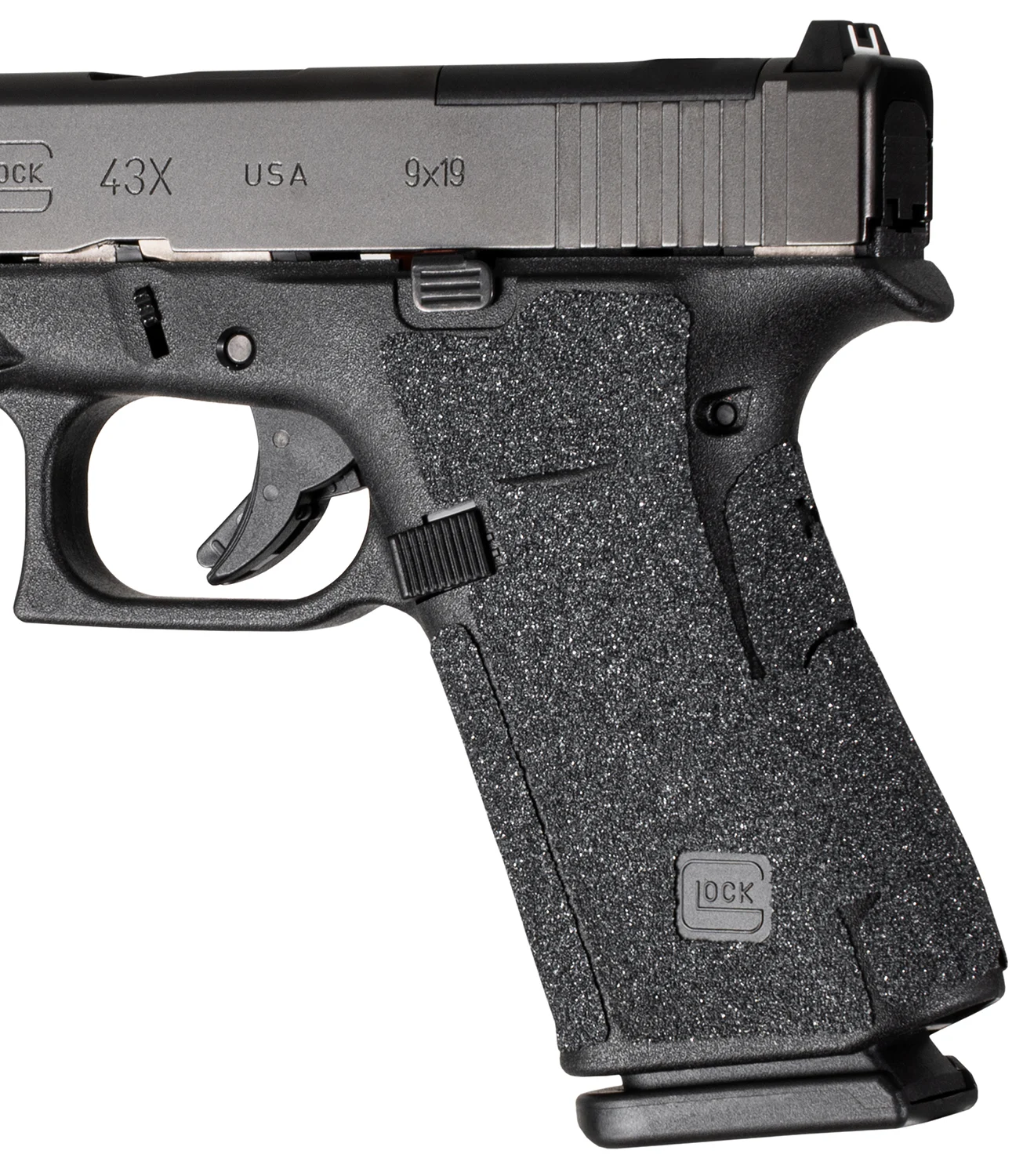 Hogue 18269 Wrapter Black Adhesive Rubber Fits Glock 43x/48 Fits Pistol