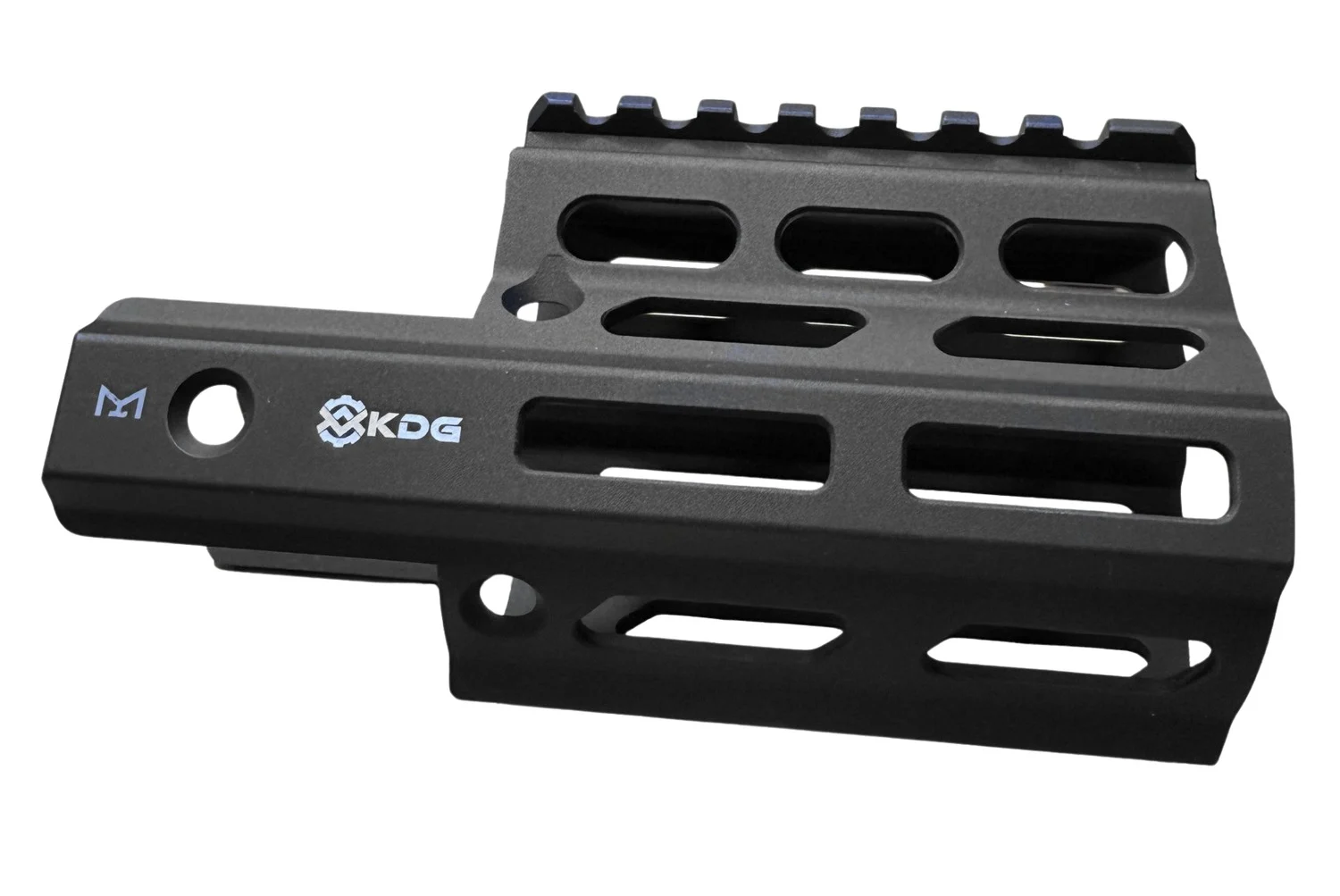 Kinetic Development Group STR5-MK2-010 SRX3 MK2 Stribog Rail Extension Black Aluminum Compatible w/ Stribog SP9 Models w/ MLOK Receivers