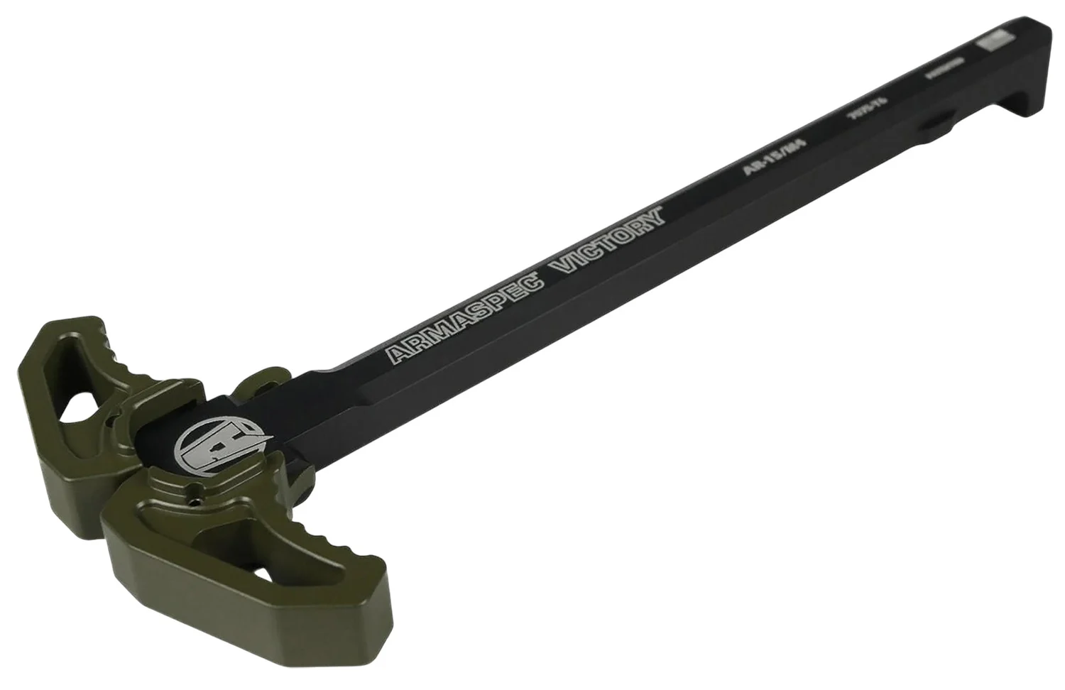 Armaspec ARM161-ODG Victory Charging Handle OD Green Aluminum Ambidextrous Hand