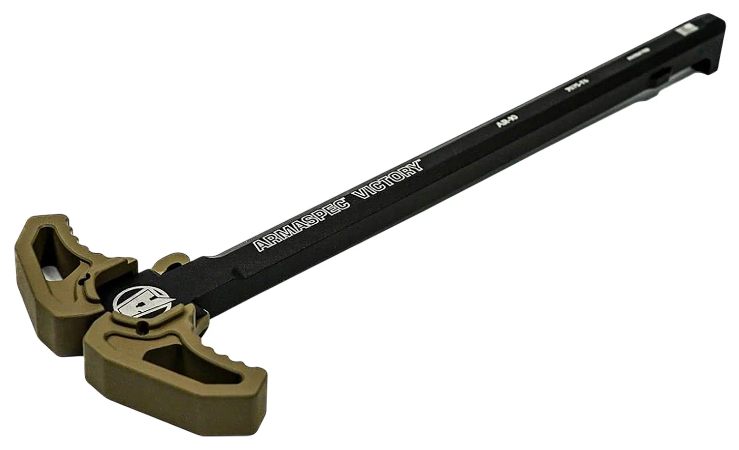 Armaspec ARM162-FDE Victory Charging Handle Flat Dark Earth Aluminum Ambidextrous Hand