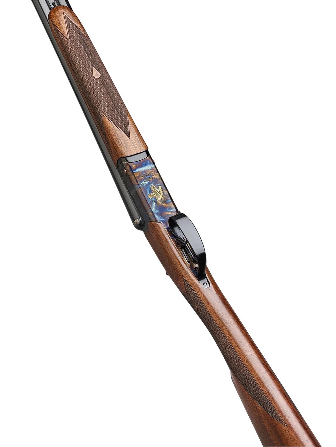 F.A.I.R. FRISII1628 Iside II 16 Gauge Break Open 2rd 28" Side By Side Barrel, Color Case Hardened w/Engraving, English Style Walnut w/Straight Grip Stock, Technichoke XP50 Choke System