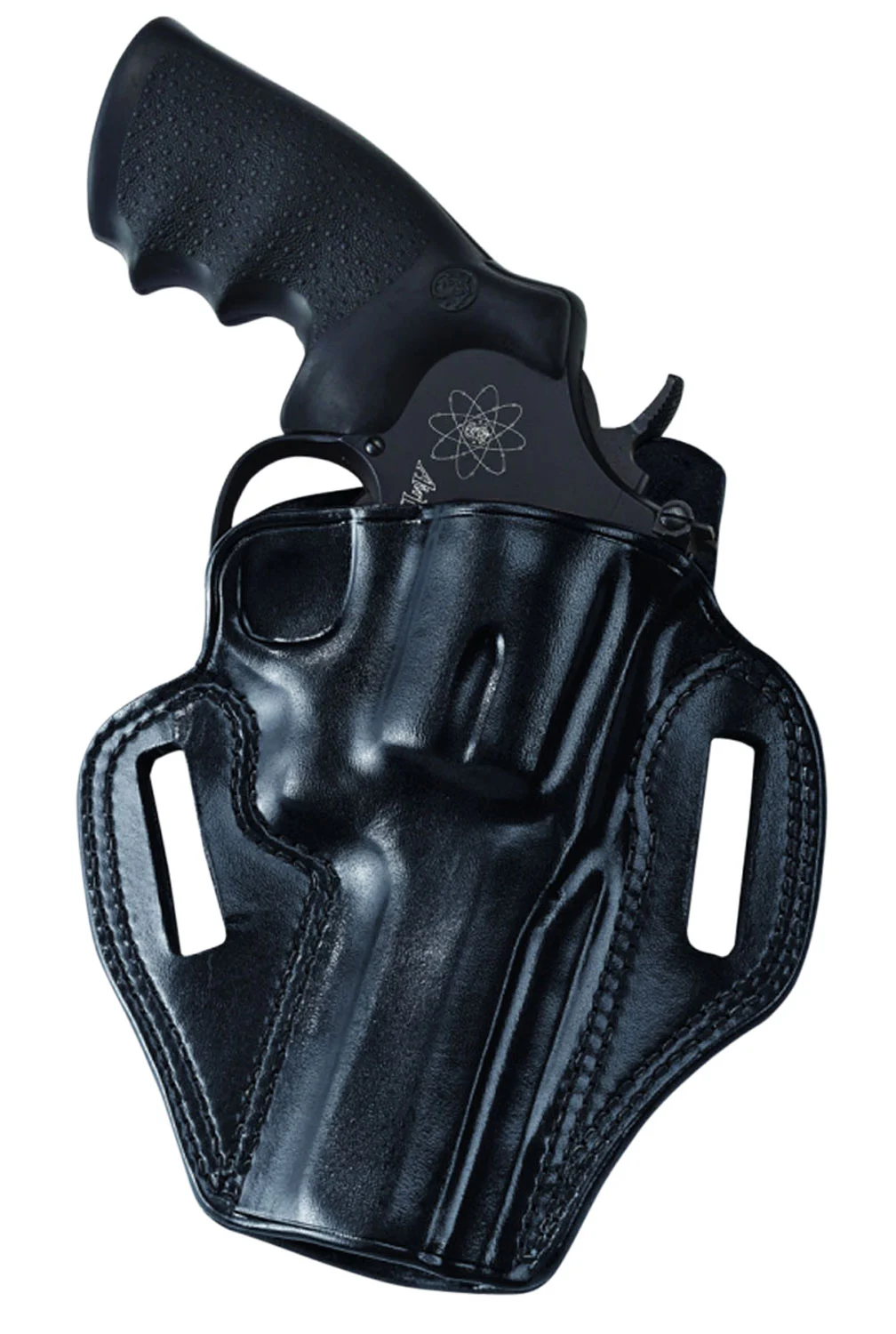 Galco CM248B Combat Master OWB Black Leather Belt Slide Fits Sig P220 Fits Sig P226 Fits Browning BDA Right Hand