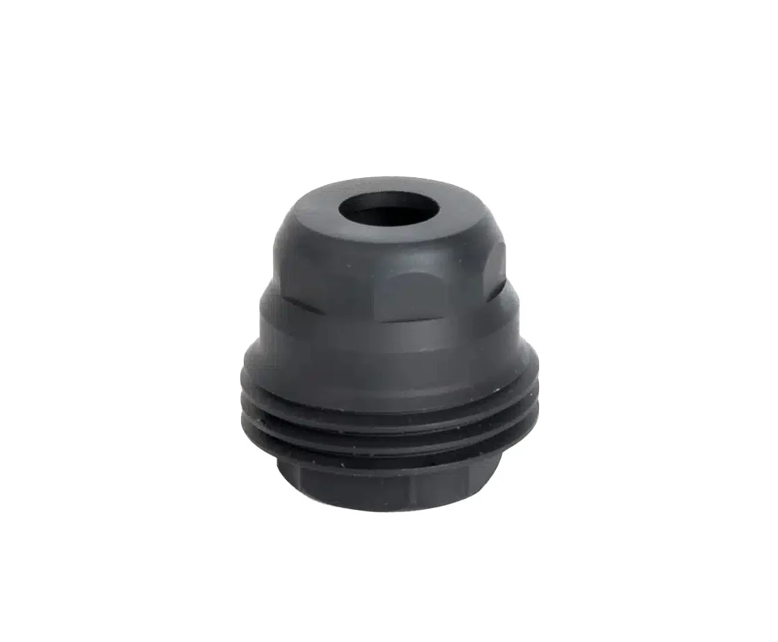 Jk Armament JKMDHDM111624 Minimalist 45Cal Fits 1" Long 11/16"x24 Stainless Steel Nitride Black