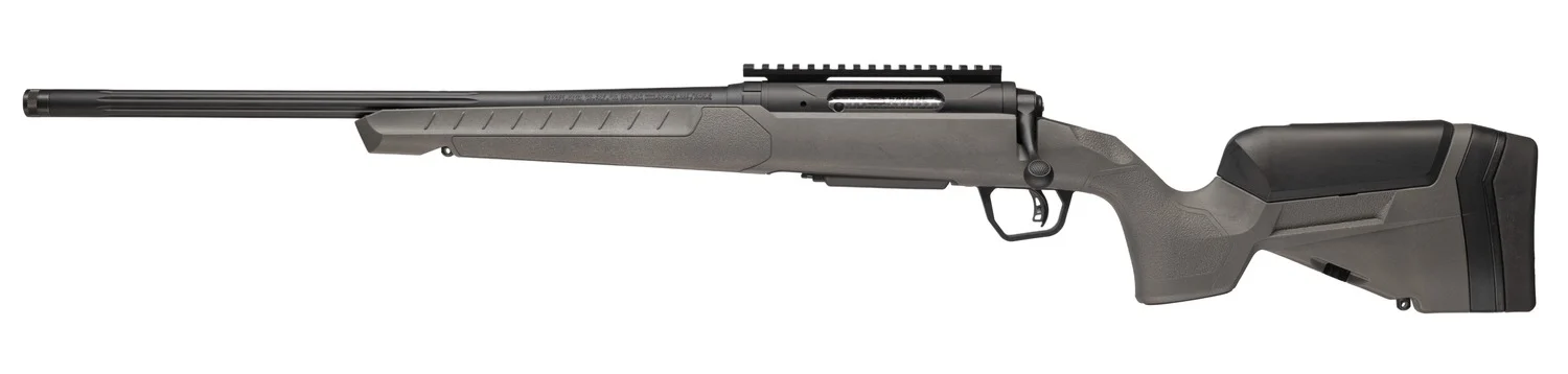 Savage Arms 32443 110 Trailblazer 30-06 Springfield 4+1 20" Fluted Barrel, Flat Dark Gray Adj LOP Synthetic Stock, Left Hand