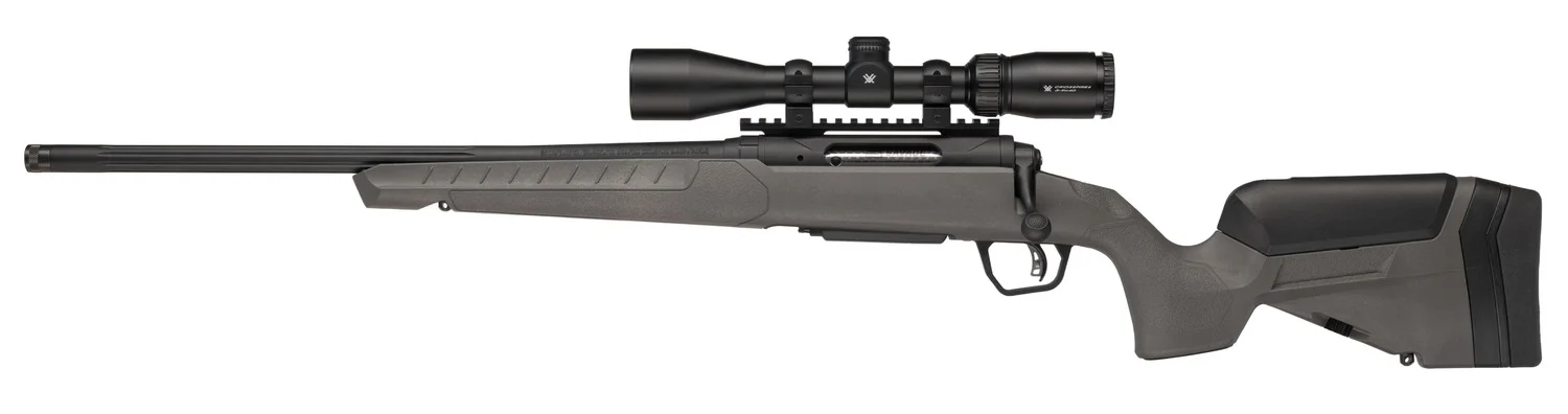 Savage Arms 32494 110 Trailblazer 7mm PRC 2+1 22" Fluted Barrel, Flat Dark Gray Adj LOP Synthetic Stock, Left Hand