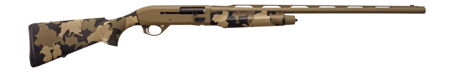 T R Imports A22026OS1 Alpha 2 20 Gauge 3" 4+1 26" Flat Dark Earth Cerakote Vent Rib Barrel & Receiver, Fixed Old School Camo Synthetic Stock