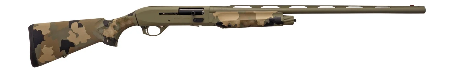 T R Imports A22026OS3 Alpha 2 20 Gauge 3" 4+1 26" OD Green Cerakote Vent Rib Barrel & Receiver, Fixed Old School Camo Synthetic Stock