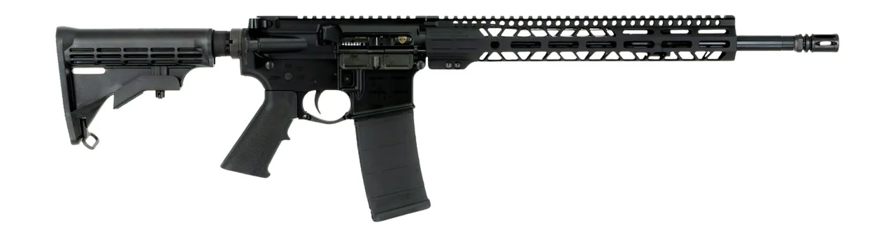 Faxon Firearms FXSPT55616SA13 Sport 5.56 NATO 30+1 16" Black Nitride SOCOM Threaded Barrel, Black Aluminum Receiverw/ Picatinny Rail, M-LOK Handguard, M4 Mil-Spec Black Polymer Stock, A2 Style Grip