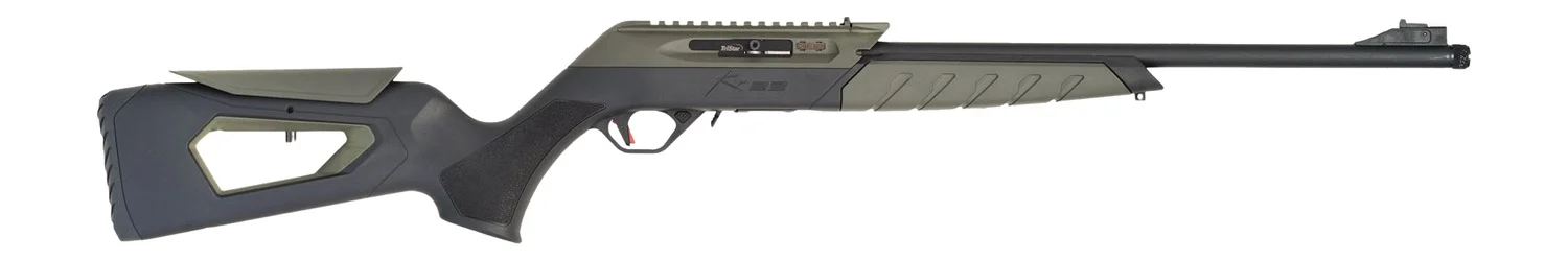 TriStar 60003 KR22 22 LR 10+1 18.60" Black Barrel, Picatinny Rail Receiver, Black/OD Green Skeletonized w/Adj Comb Polymer Stock
