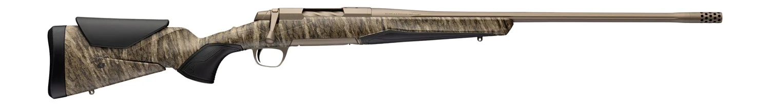 Browning 036146224 X-Bolt 2 Speed Full Size 270 Win 4+1 22" Smoked Bronze Cerakote Fluted Threaded Barrel, Smoked Bronze Cerakote Steel Drilled & Tapped Receiver, Mossy Oak Bottomland Adj Vari-Tech Sy